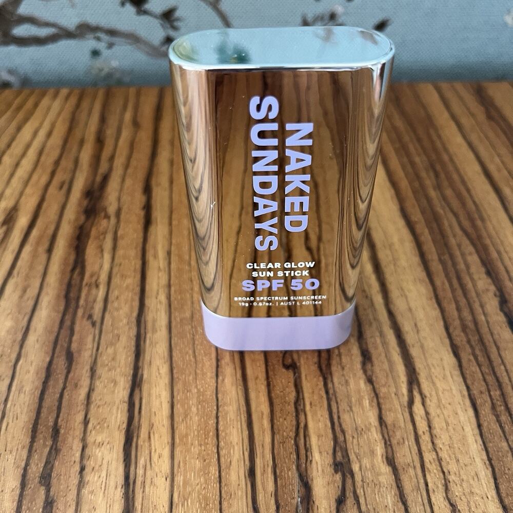 Naked Sundays Clear Glow Sun Stick SPF 50 .67oz/19g Sealed